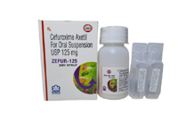  	franchise pharma products of Healthcare Formulations Gujarat  -	suspension zefur 125.jpg	